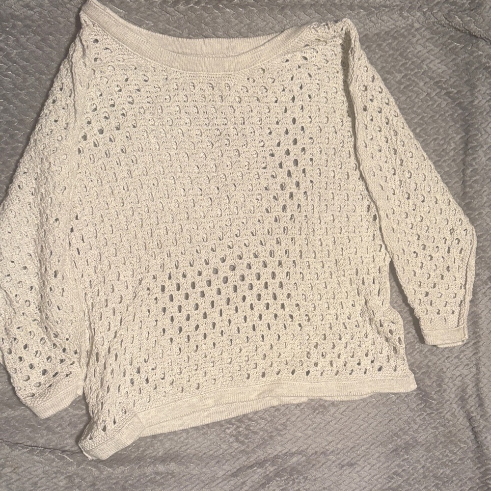 Elegant Cream Women's Sweater